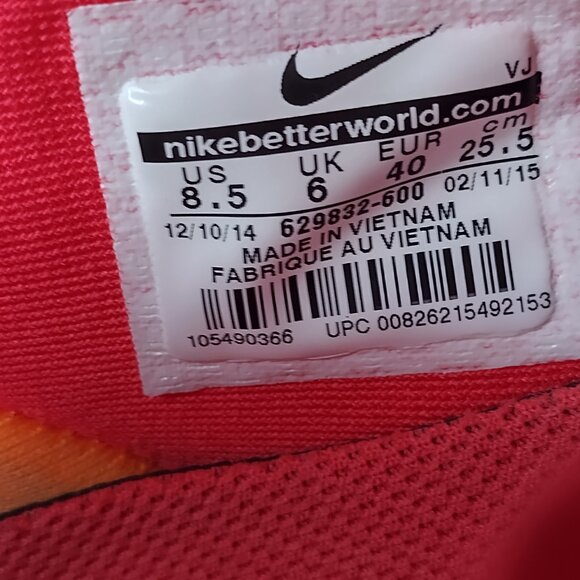 Nike Free 5.0 TR Fit 4 Print Shoes Geranium Orange Purple Teal Women US 8.5 - Picture 15 of 15